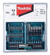 MAKITA END SET. IMPACT BLACK 35pcs.