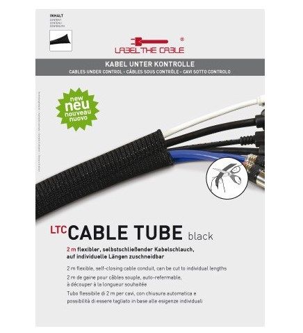 LABEL THE CABLE Cable Conduit 2m - black