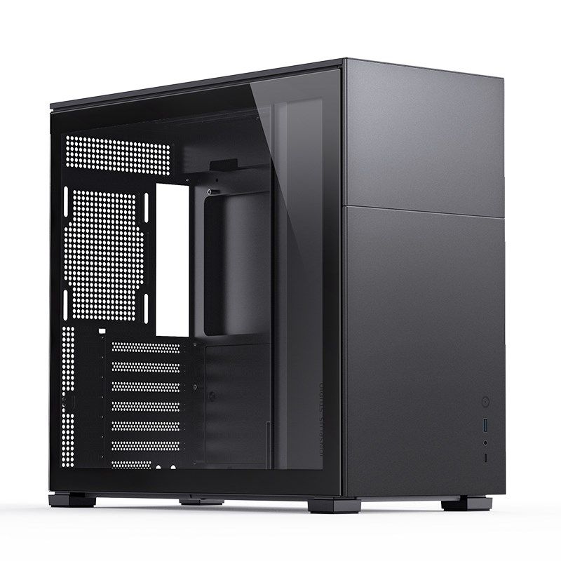 Jonsbo D41 ATX Case  Tempered Glass - black