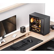 Jonsbo D41 ATX Case  Tempered Glass - black