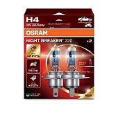OSRAM NIGHT BREAKER 220 H4 CAR HALOGEN BULB 2 pc(s)