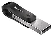 SanDisk iXpand USB flash drive 64 GB USB Type-A / Lightning 3.2 Gen 2 (3.1 Gen 2) Black  Silver