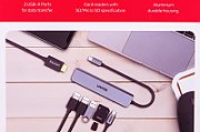 UNITEK HUB USB-C H1118A USB-A x3  USB-C  HDMI  SD  microSD