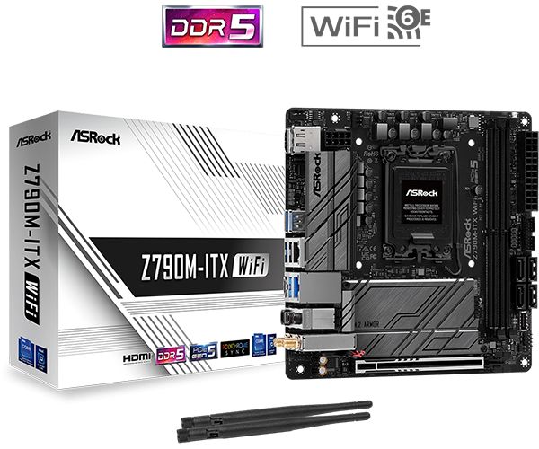 Asrock Z790M-ITX WiFi Intel Z790 LGA 1700 mini ITX
