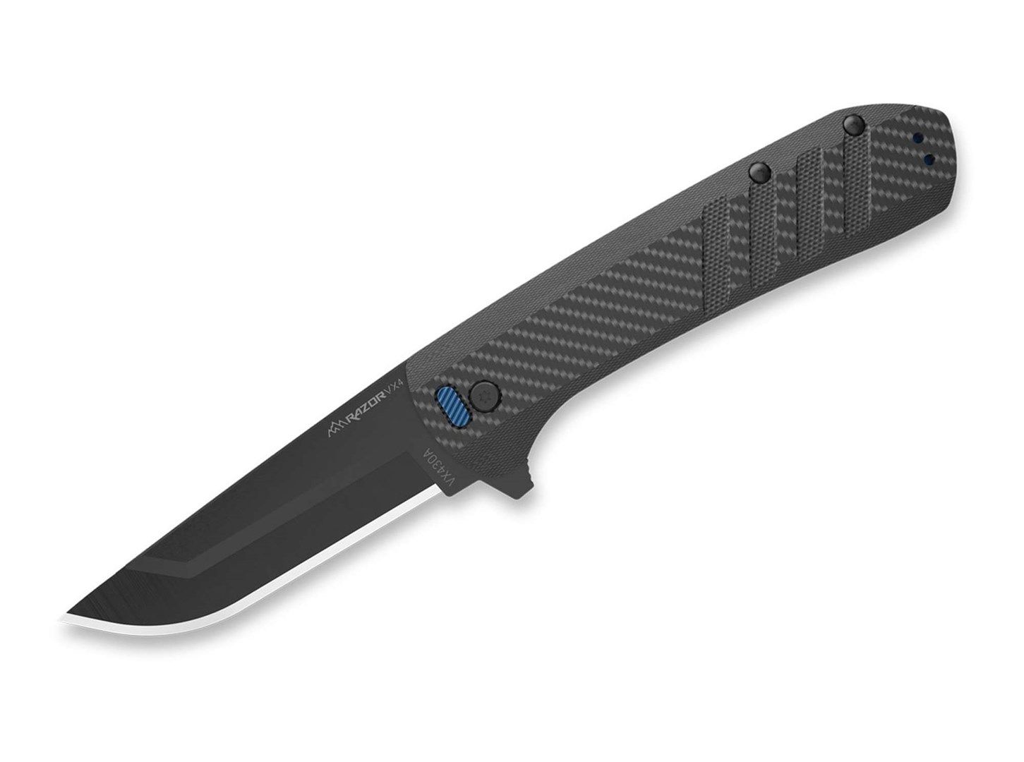 Outdoor Edge Razor VX4 3.0  CF G10 All Black Knife
