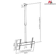 Ceiling mount for Maclean TV  max VESA 400x400  32-55   50kg  MC-631