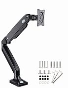 Gembird MA-DA1-03 monitor mount / stand 88.9 cm (35 ) Black Desk