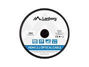 LANBERG HDMI CABLE LANBERG HDMI CABLE M/M V2.1 10M OPTICAL AOC BLACK
