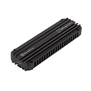 SilverStone MS12 M.2 SSD Case  USB 3.2 - black