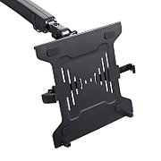 Maclean MC-813 Dual Desk Mount for a Monitor and a Laptop 17  -32  2x8kg VESA 75x75  100x100