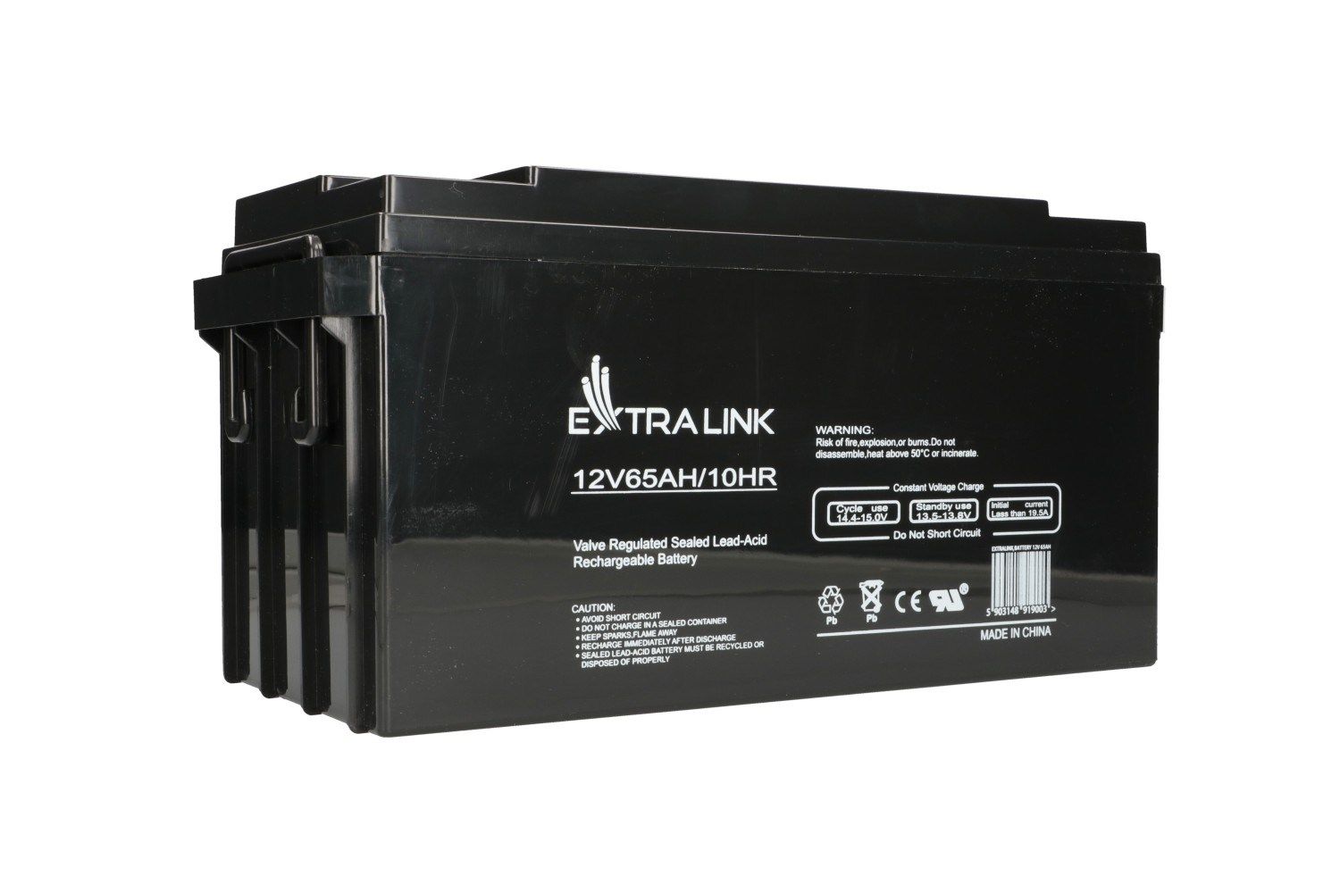 Extralink Accumulator AGM 12V 65Ah maintenance free