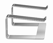 Gembird NBS-D1-01 laptop stand Aluminium  Silver 39.6 cm (15.6 )