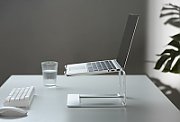 Gembird NBS-D1-01 laptop stand Aluminium  Silver 39.6 cm (15.6 )