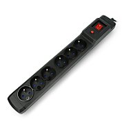 Armac M6 Rack 19  | Power strip | surge protector  6 sockets  1.5m cable  black