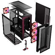 MODECOM Case VOLCANO EXPANSE  T APEX ARGB MIDI Black