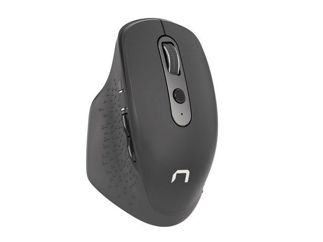 NATEC FALCON WIRELESS MOUSE 3200DPI BLUETOOTH 5.0 + 2.4GHZ BLACK WITH SILENT CLICK