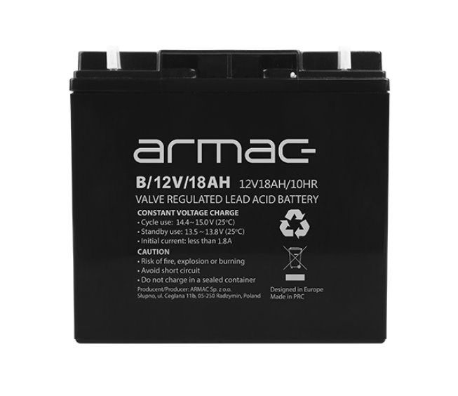 Armac - UPS-batteri - Blysyre - 18 Ah