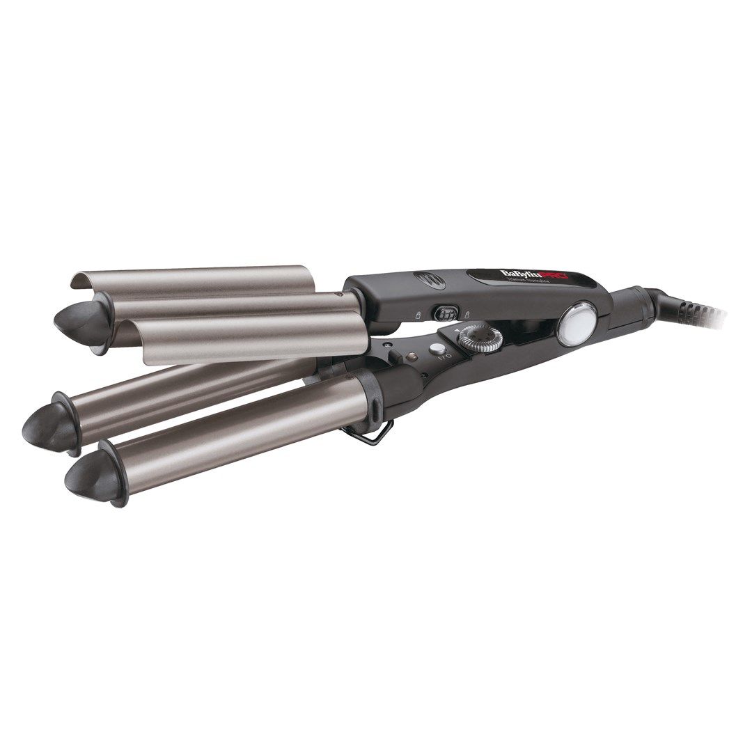 BaByliss TRIPPLE WAVER Curling iron Warm Black 125 W 106.3  (2.7 m)