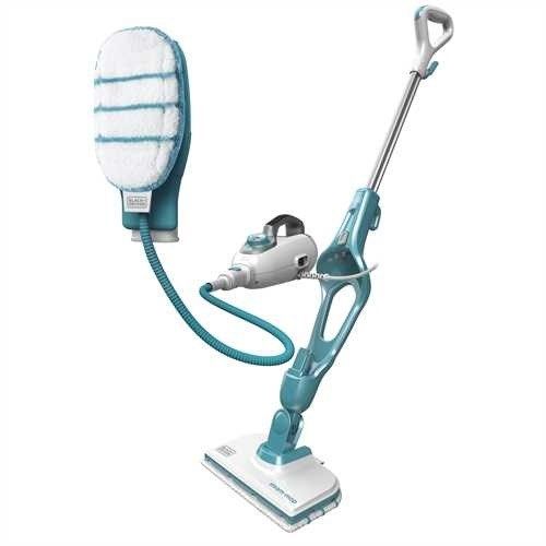 9-in-1 steam mop  1300ml  500ml  6m cable + glove