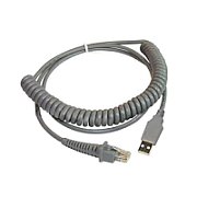 Cable, USB, Type A, Coiled, Power off terminal, 2 Meters, CAB-424E