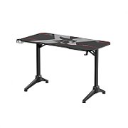 Birou gaming Serioux Catalyst,  dimensiuni: 1200x600x750mm, dimensiune blat(LxLxT): 1200x600x18mm, greutate suportata: 100 kg, inaltime: 750 mm, mouse Pad inclus, suport casti, suport cana/pahar