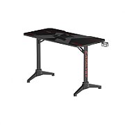 Birou gaming Serioux Catalyst,  dimensiuni: 1200x600x750mm, dimensiune blat(LxLxT): 1200x600x18mm, greutate suportata: 100 kg, inaltime: 750 mm, mouse Pad inclus, suport casti, suport cana/pahar