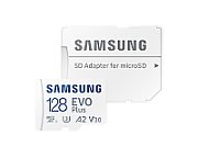 EVO Plus (2024) microSD, 128 GB, U3, V30, A2, UHS-I + Adaptor SD