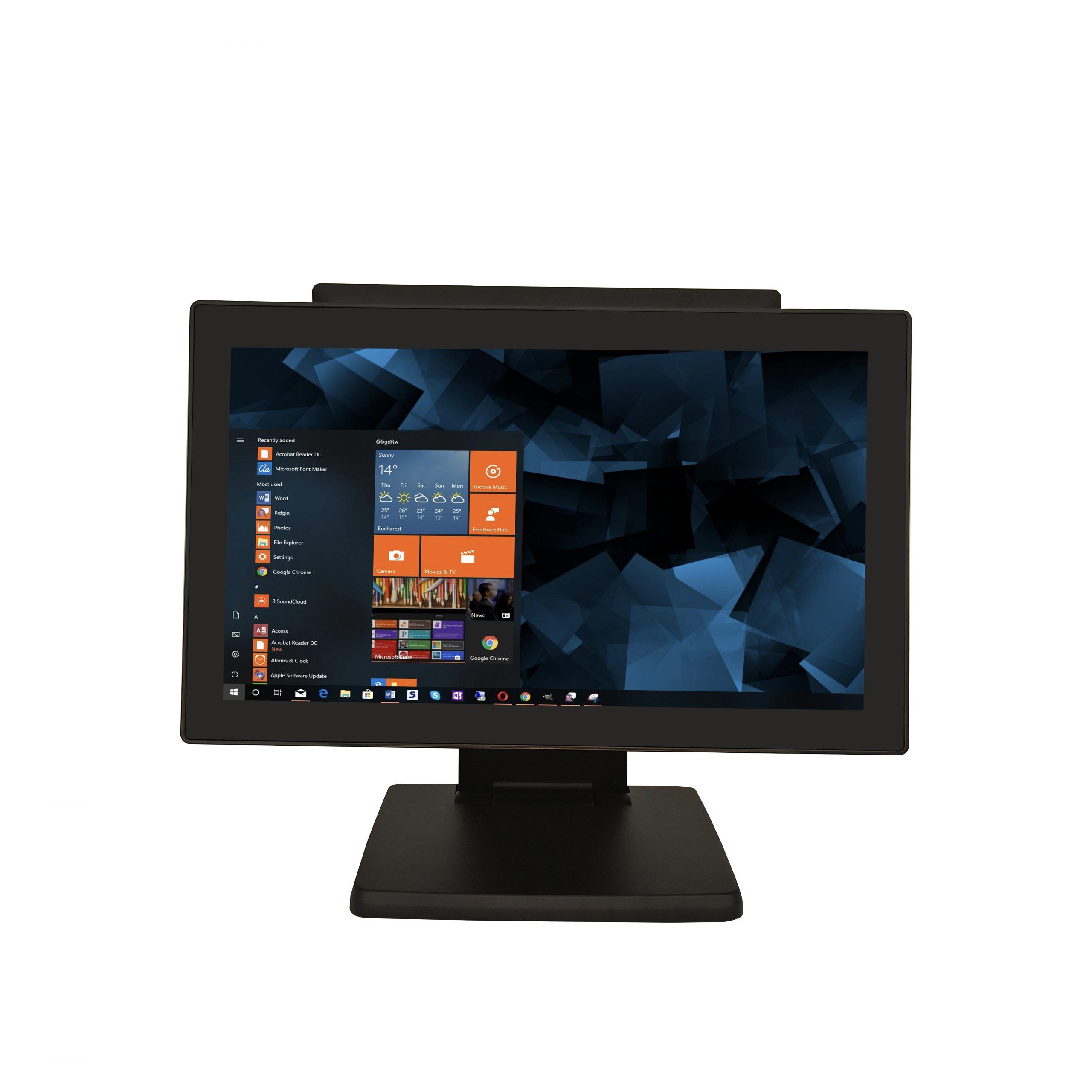 VMAX, i5-10th CPU, 15.6inch POS,1920x1080(16:9), 8GB RAM, 128GB SSD, Fanless, foldable, stand