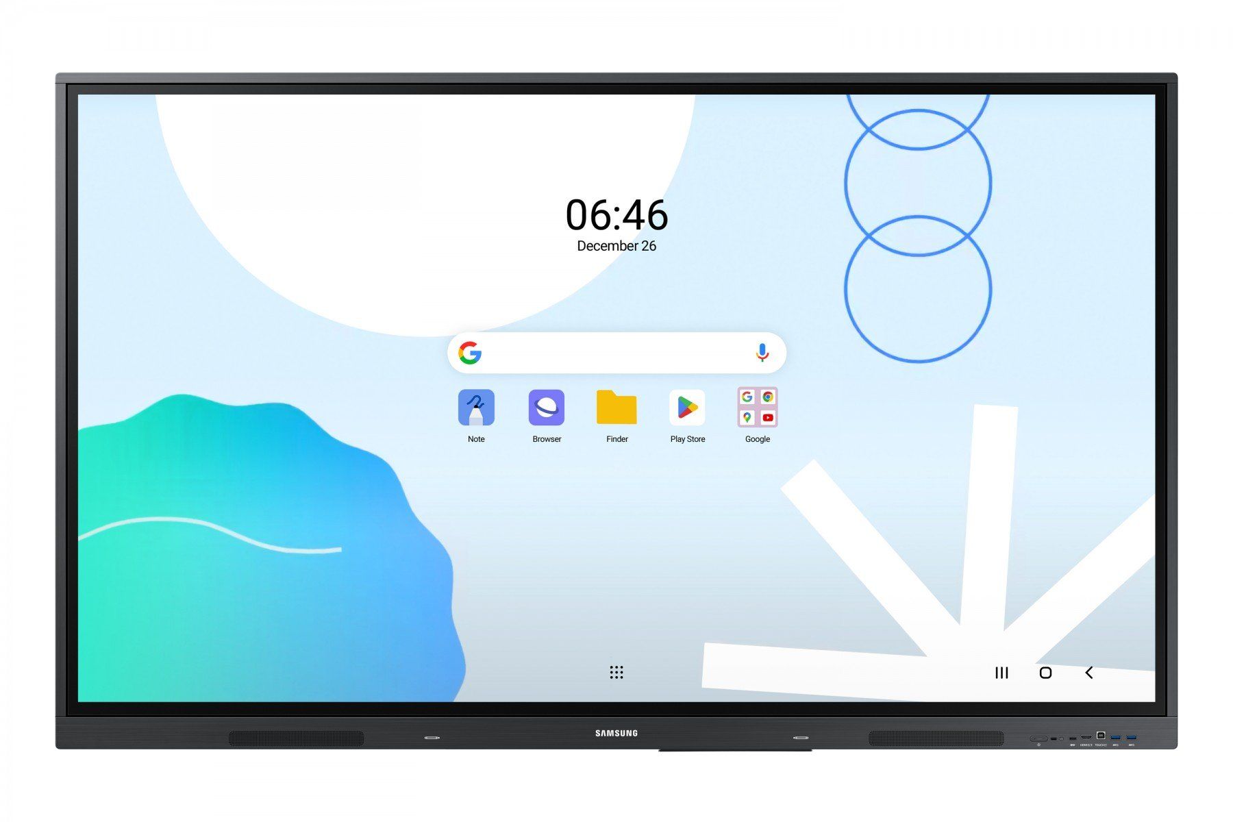 Samsung WAD series WA65D tablă interactivă 165,1 cm (65 ) 3840 x 2160 Pixel Ecran tactil Gri