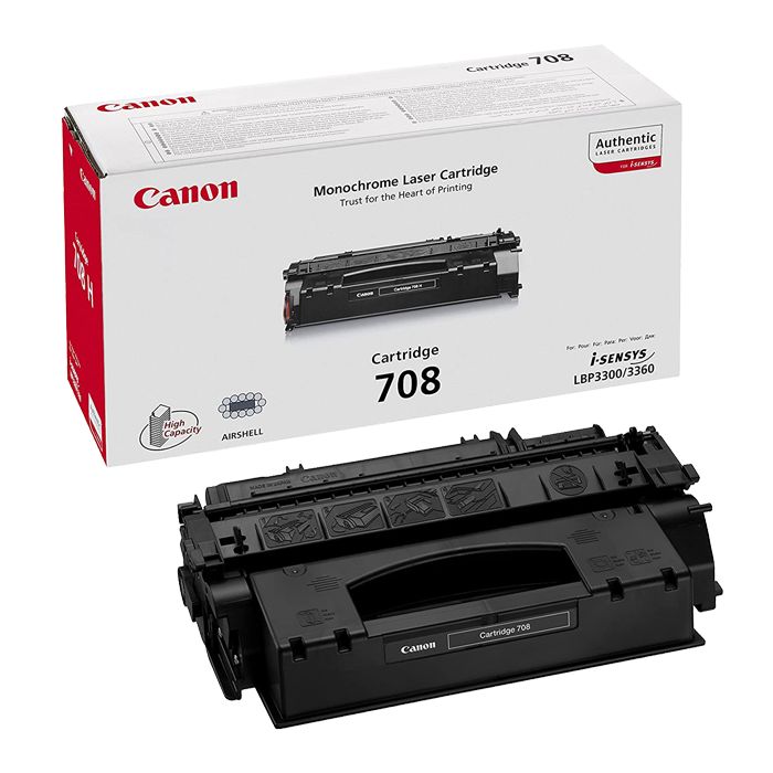 Cartus toner Canon 0266B002BA ,Negru ,2500 pagini ,Original (CRG708) 