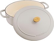 Ballarini Bellamonte Oval Cast Iron Casserole - 4.5 ltr  Ivory