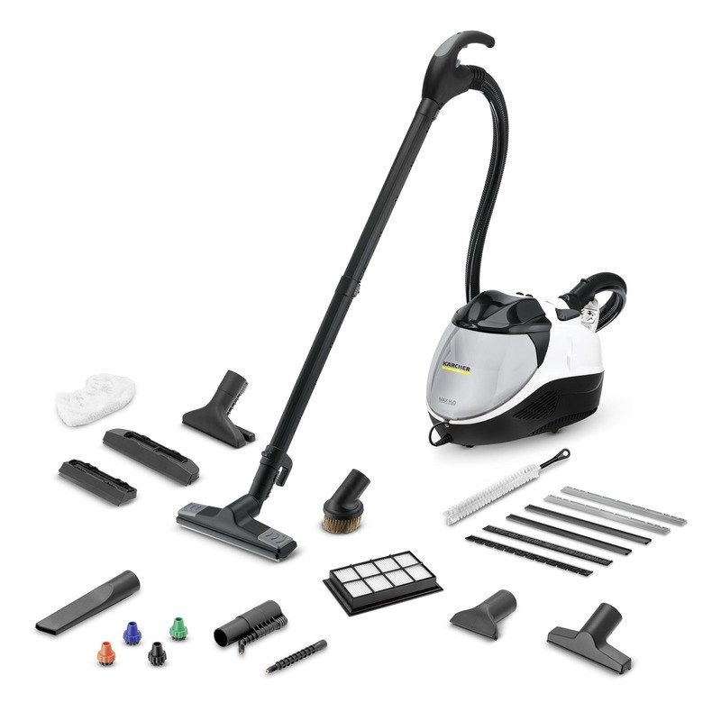 Kärcher SV 7 Cylinder steam cleaner 0.5 L 2200 W Black  Grey  White