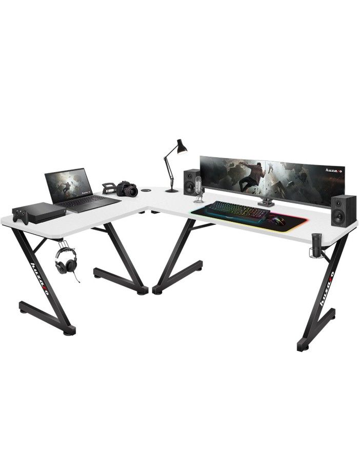 GAMING DESK HUZARO HERO 7.0 WHITE