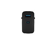 NATEC RIBERA GAN CHARGER 1x USB-A + 1x USB-C 65W BLACK