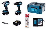 MAKITA COMBO KIT 18V DLX2339JX1 (DDF482+DTD156) 3x5 0Ah MAKPAC