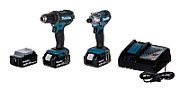 MAKITA COMBO KIT 18V DLX2339JX1 (DDF482+DTD156) 3x5 0Ah MAKPAC