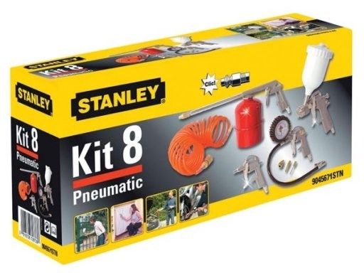 STANLEY PNEUMATIC TOOL SET 8 pcs.