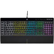 Corsair K55 RGB PRO Gaming Keyboard  RGB LED - Black