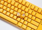 Ducky One 3 keyboard Gaming USB QWERTY English Yellow