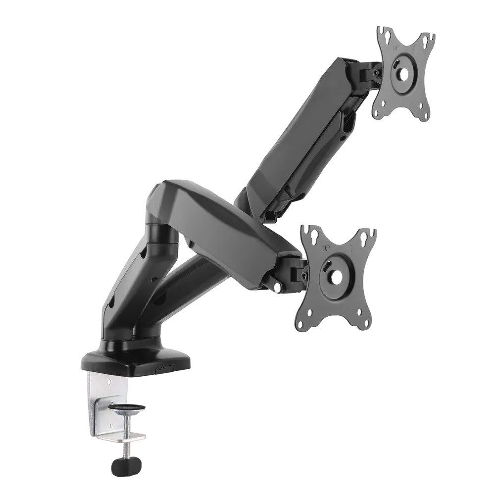 Desk Mount for 2 Monitors 13-32  UM-116 Gas Assist 2-9kg
