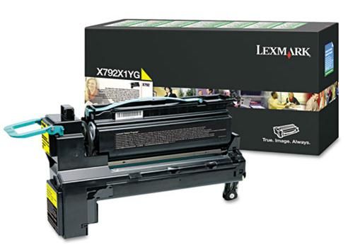 Cartus toner Lexmark X792X1YG ,Galben ,20 000 pagini ,Original (X792X1YG) 