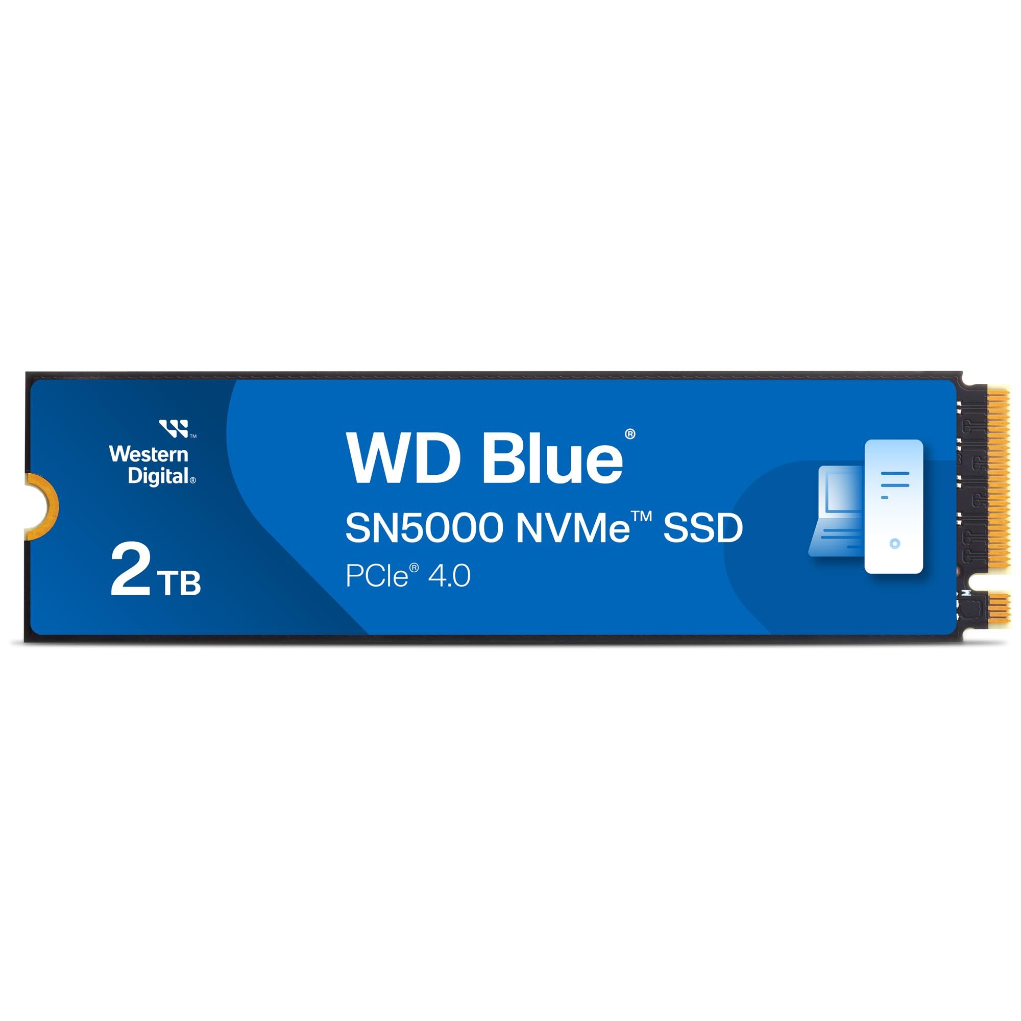 Western Digital 2TB WD BLUE SN5000 NVME SSD/PCIE GEN 4.0 UP TO 5150 MB/S RS