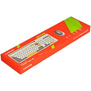 CANYON HSET-W5 EN Keyboard+Mouse AAA+AA Wireless Beige