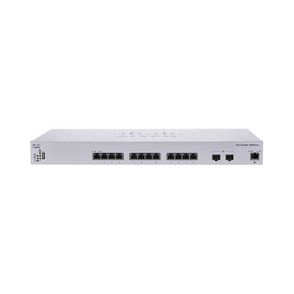 Switch Cisco C1300-12XT-2X, 12 porturi 100 / 1000 / 10000 MBs