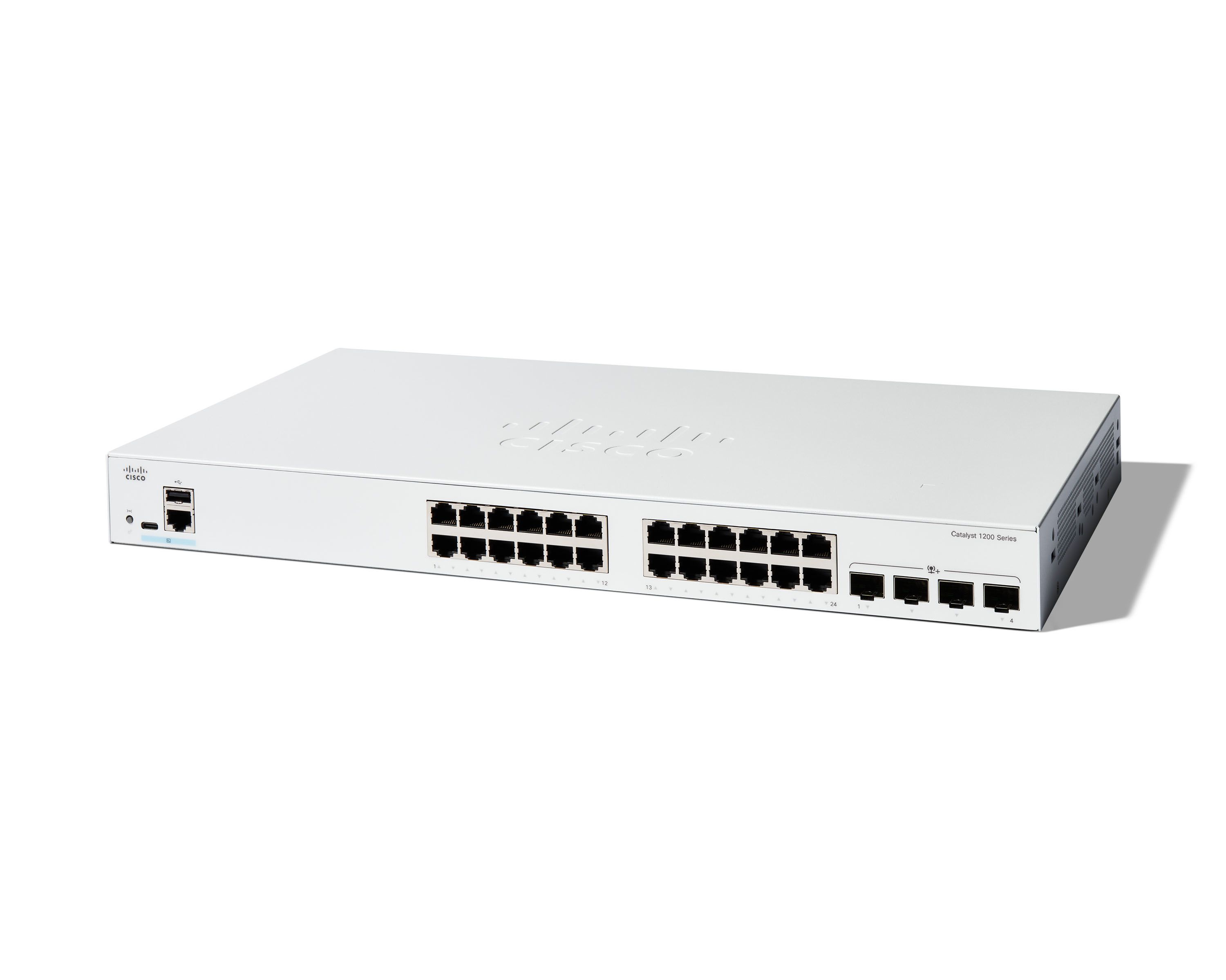 Switch Cisco C1200-24T-4X, 24 porturi 10 / 100 / 1000 MBs