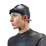 SHOKZ OpenSwim Pro Headset Wireless Neck-band Sports Bluetooth Black  Red