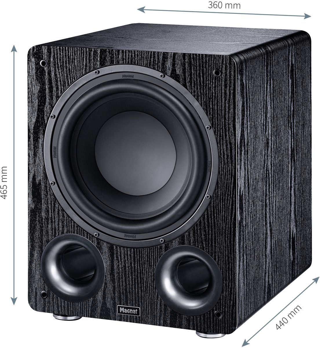 Magnat ALPHA RS12 Black Active subwoofer 120 W