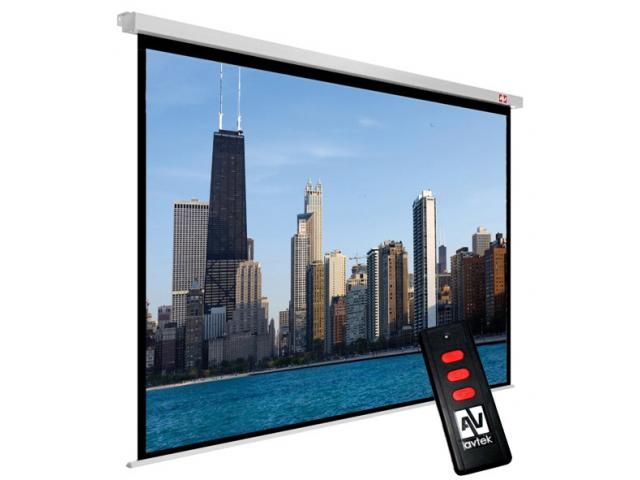 Avtek Video Electric 300P projection screen 4:3