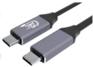 Gembird CCBP-USB4-CMCM240-1.5M Premium USB 4 Type-C charging and data cable  40 Gbps  240 W  1.5m