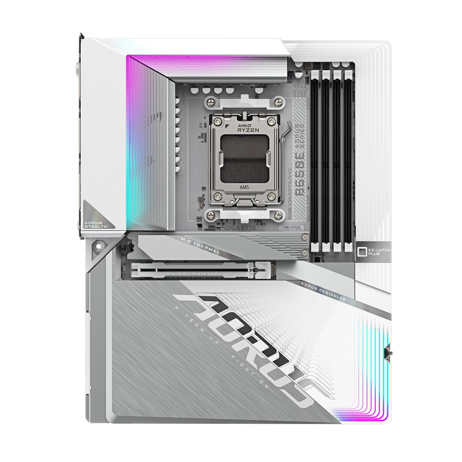 B650E AORUS STEALTH ICE, AM5, DDR5, Wi-Fi, BT, ATX, Alb